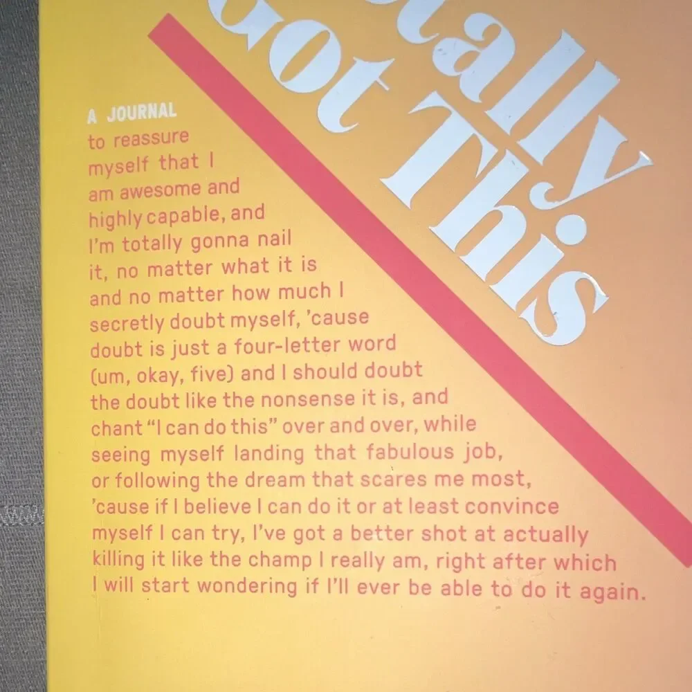 Knock Knock Inner Truth Journal 'I So Totally Got This' Cardboard Cover Diary